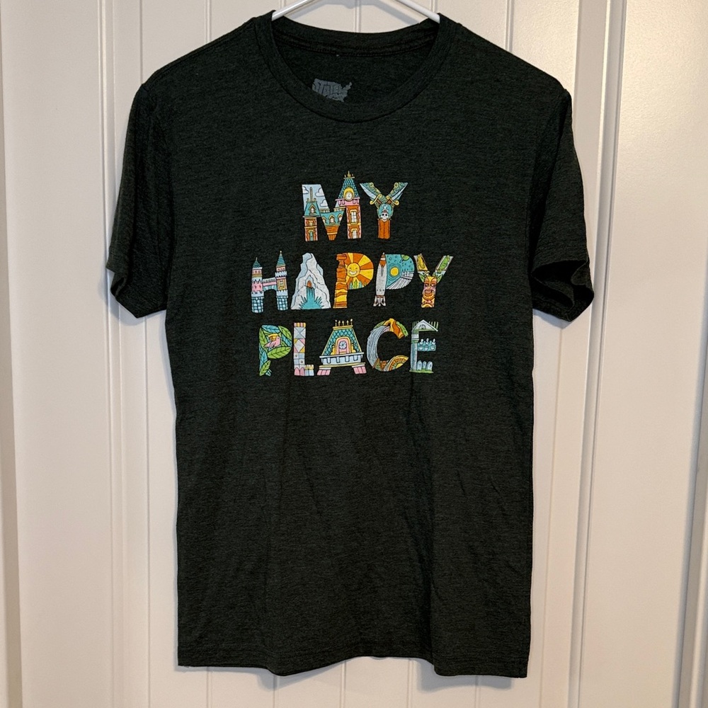 Disney Inspired Graphic Tee Theme Park Graphics, Unisex Size S